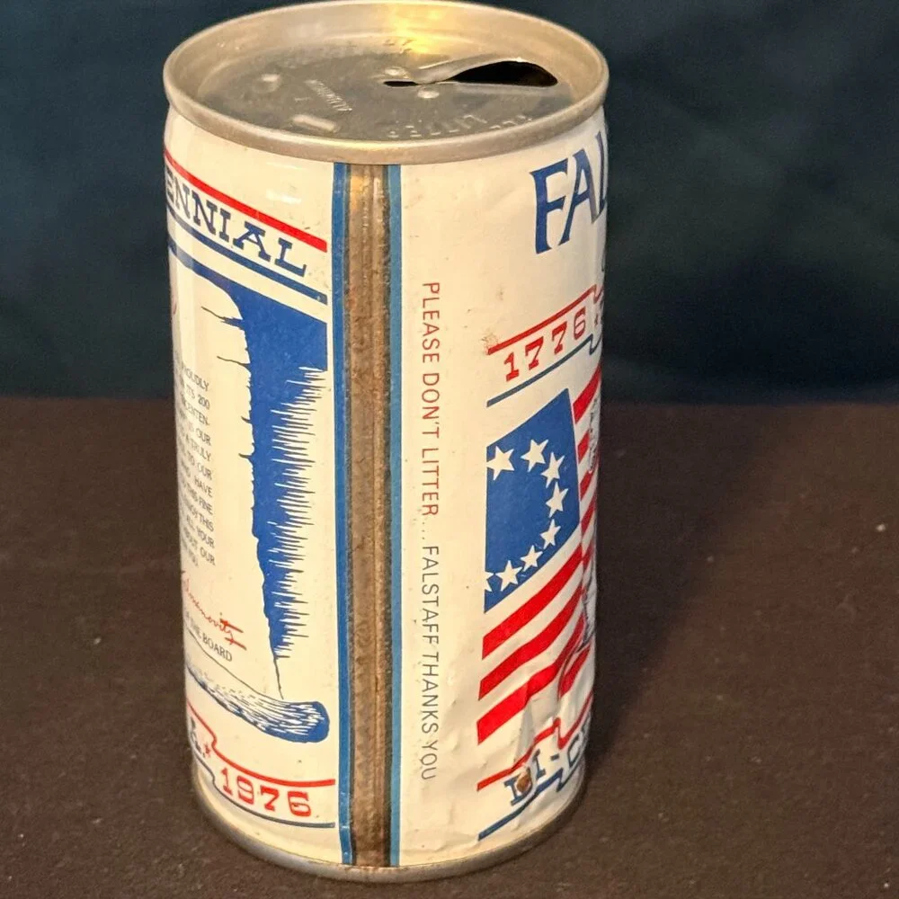 Falstaff vintage beer can